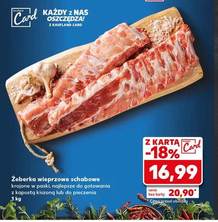 Żeberka wieprzowe Kaufland