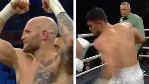 Maciej Sulęcki (z lewej), obok Ali Achmedow