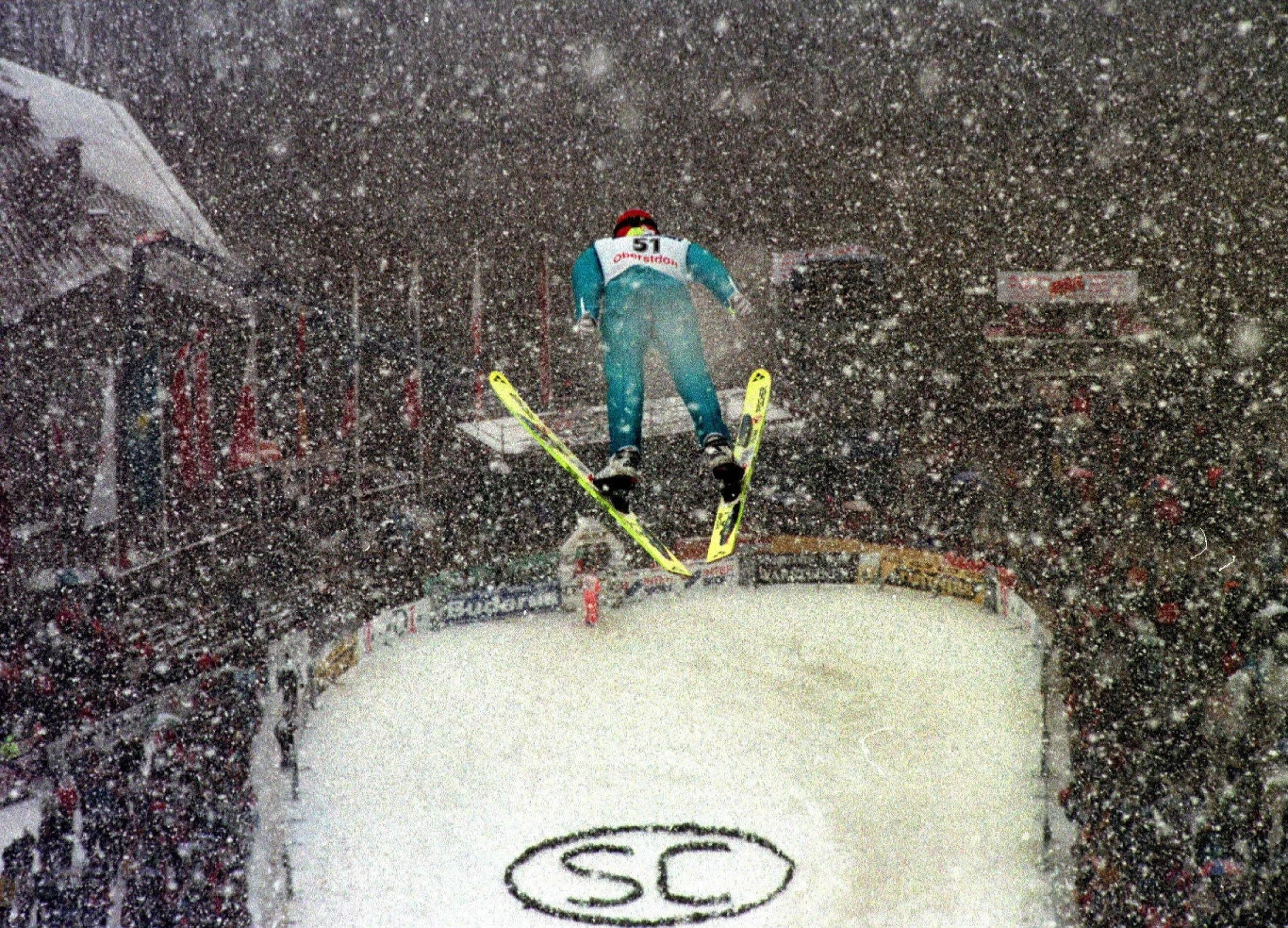 Robert Mateja w Oberstdorfie w 1997 roku