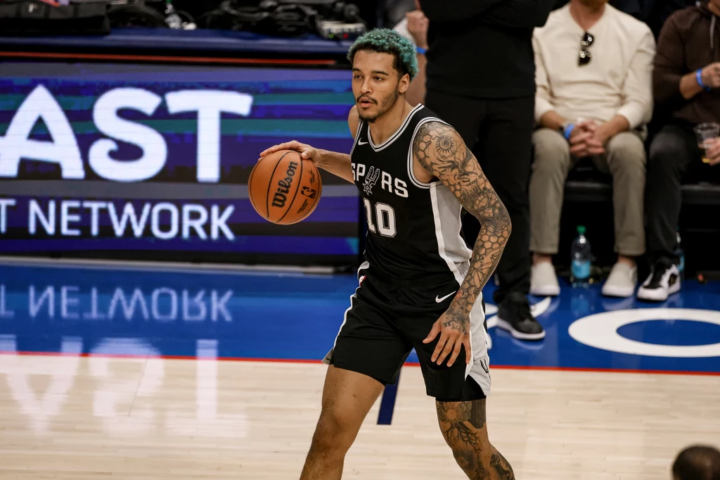 Jeremy Sochan w barwach San Antonio Spurs Jeremy Sochan w barwach San Antonio Spurs