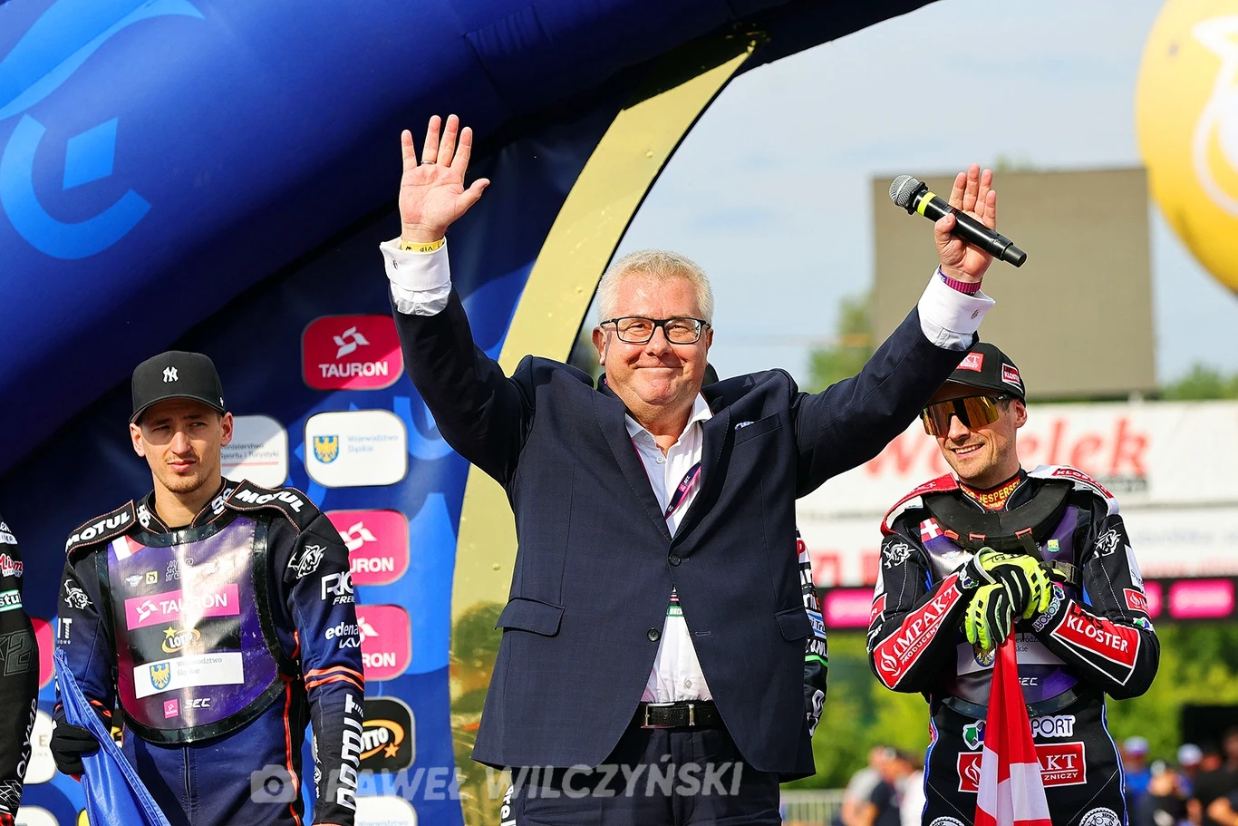 Ryszard Czarnecki na prezentacji Tauron SEC. Ryszard Czarnecki na prezentacji Tauron SEC.