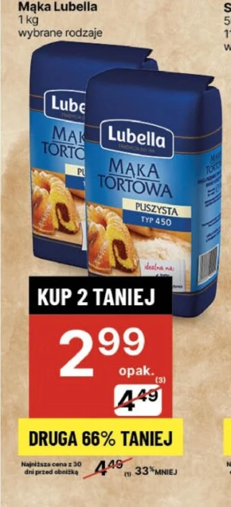 Mąka tortowa Lubella