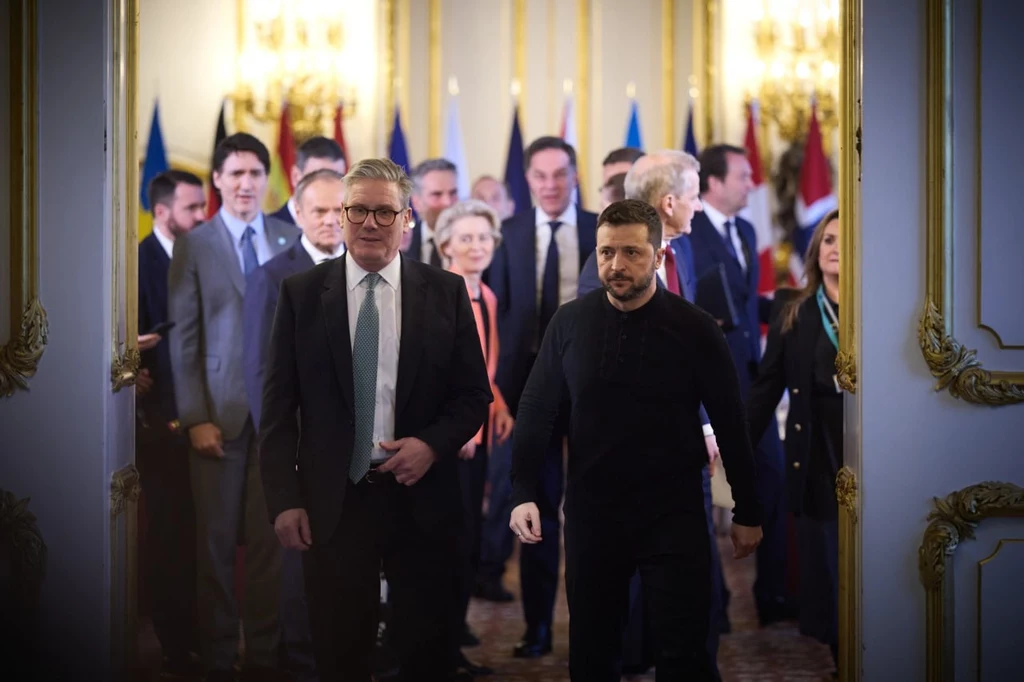 Wołodymyr Zełenski podsumował szczyt w Londynie Wołodymyr Zełenski podsumował szczyt w Londynie