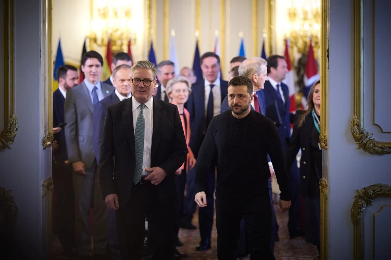 Wołodymyr Zełenski podsumował szczyt w Londynie Wołodymyr Zełenski podsumował szczyt w Londynie