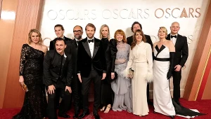 Ekipa "Dziewczyny z igłą" na 97. gali rozdania Oscarów.