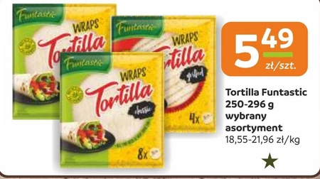 Funtastic Tortilla pszenna 250 g (4 x 62,5 g)