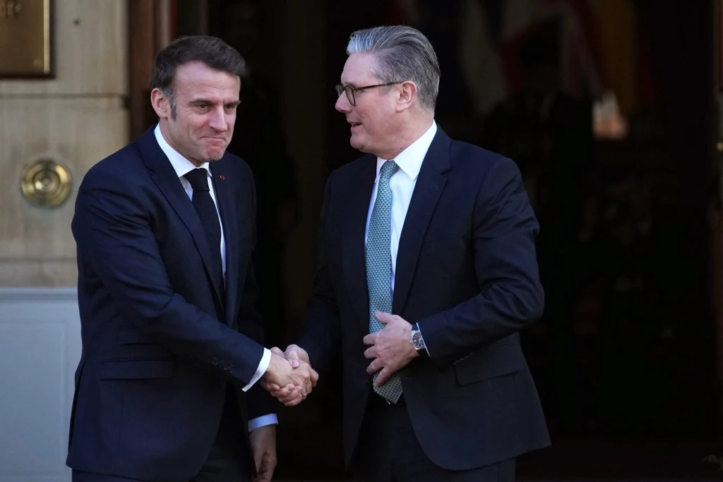 Emmanuel Macron i Keir Starmer Emmanuel Macron i Keir Starmer