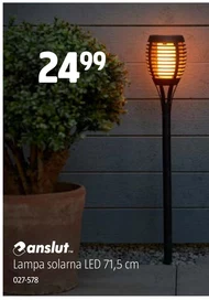 Lampa solarna Anslut