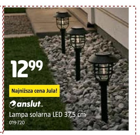 Lampa solarna Anslut