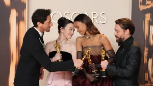 Adrien Brody, Mikey Madison, Zoe Saldaña i Kieran Culkin z Oscarami (2 marca 2025)