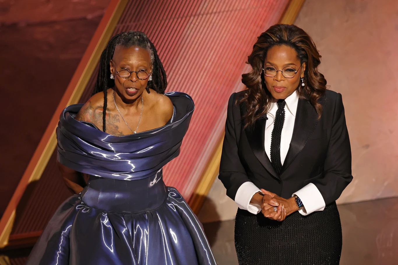 Whoopi Goldberg i Oprah Winfrey podczas Oscarów 2025 Whoopi Goldberg i Oprah Winfrey podczas Oscarów 2025