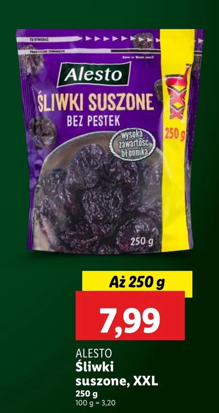 Śliwki suszone Alesto