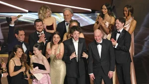 Ekipa filmu "Anora" na oscarowej gali