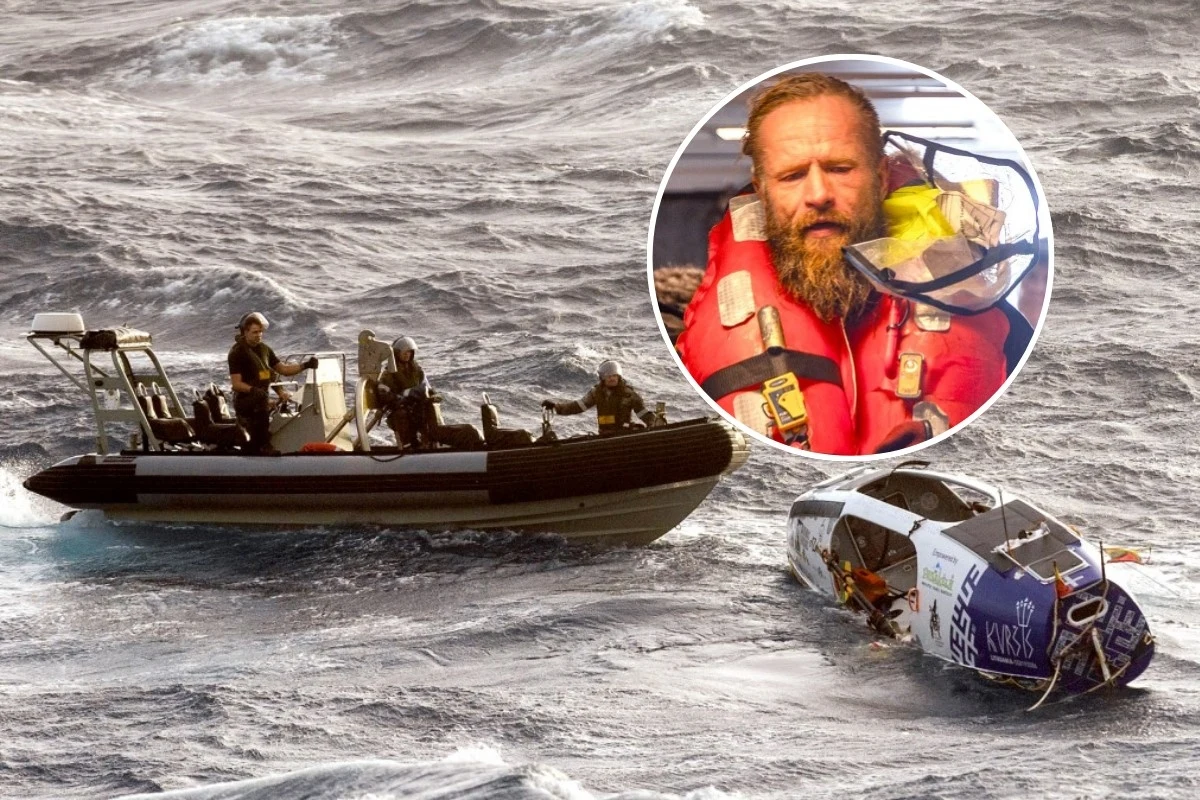 Aurimas Mockus, 44-letni Litwin, który chciał przewiosłować Pacyfik, został uratowany przez australijską marynarkę wojenną. Swoją wyprawą chciał wesprzeć walkę Ukraińców o wolność Aurimas Mockus, 44-letni Litwin, który chciał przewiosłować Pacyfik, został uratowany przez australijską marynarkę wojenną. Swoją wyprawą chciał wesprzeć walkę Ukraińców o wolność