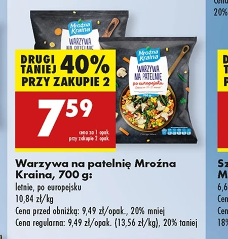 Warzywa na patelnie Mroźna Kraina