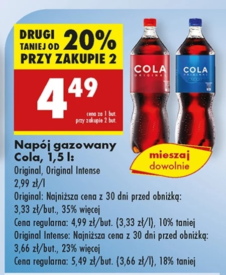 Napój gazowany Cola