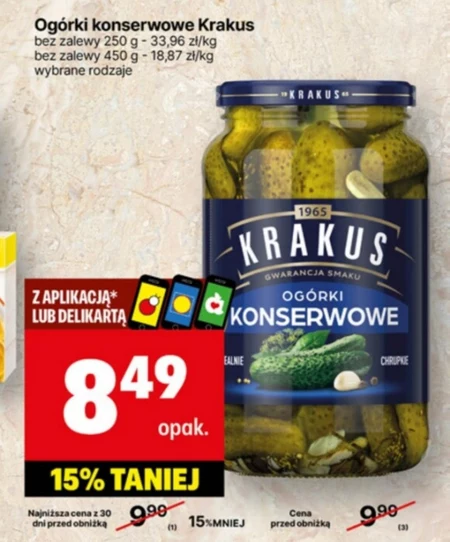 Ogórki konserwowe Krakus