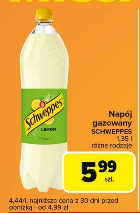 Napój gazowany Schweppes