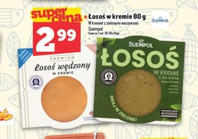 Suempol Premium Łosoś wędzony w kremie 80 g niska cena