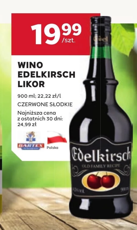 Wino czerwone Edelkirsch