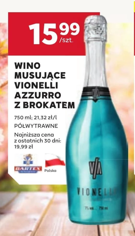 Wino półwytrawne Vionelli