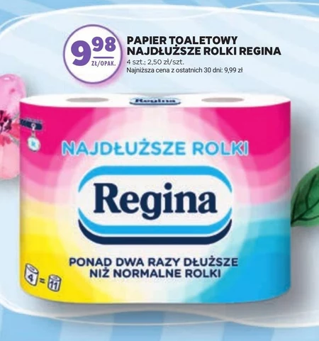Regina Papier toaletowy najdłuższe rolki 4 rolki