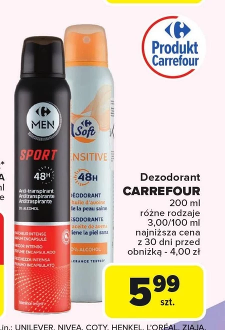 Дезодорант Carrefour