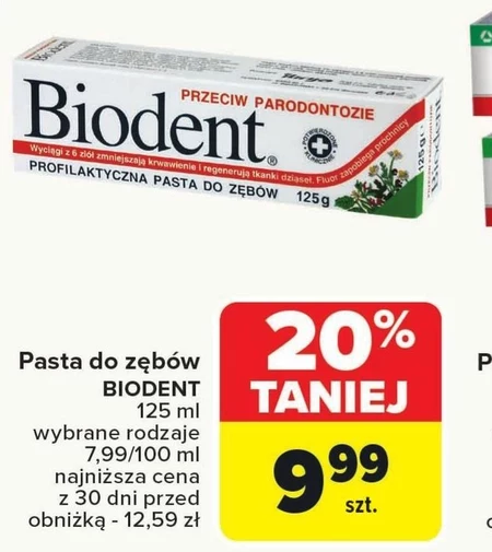 Pasta do zębów Biodent