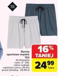 Szorty sportowe męskie TEX