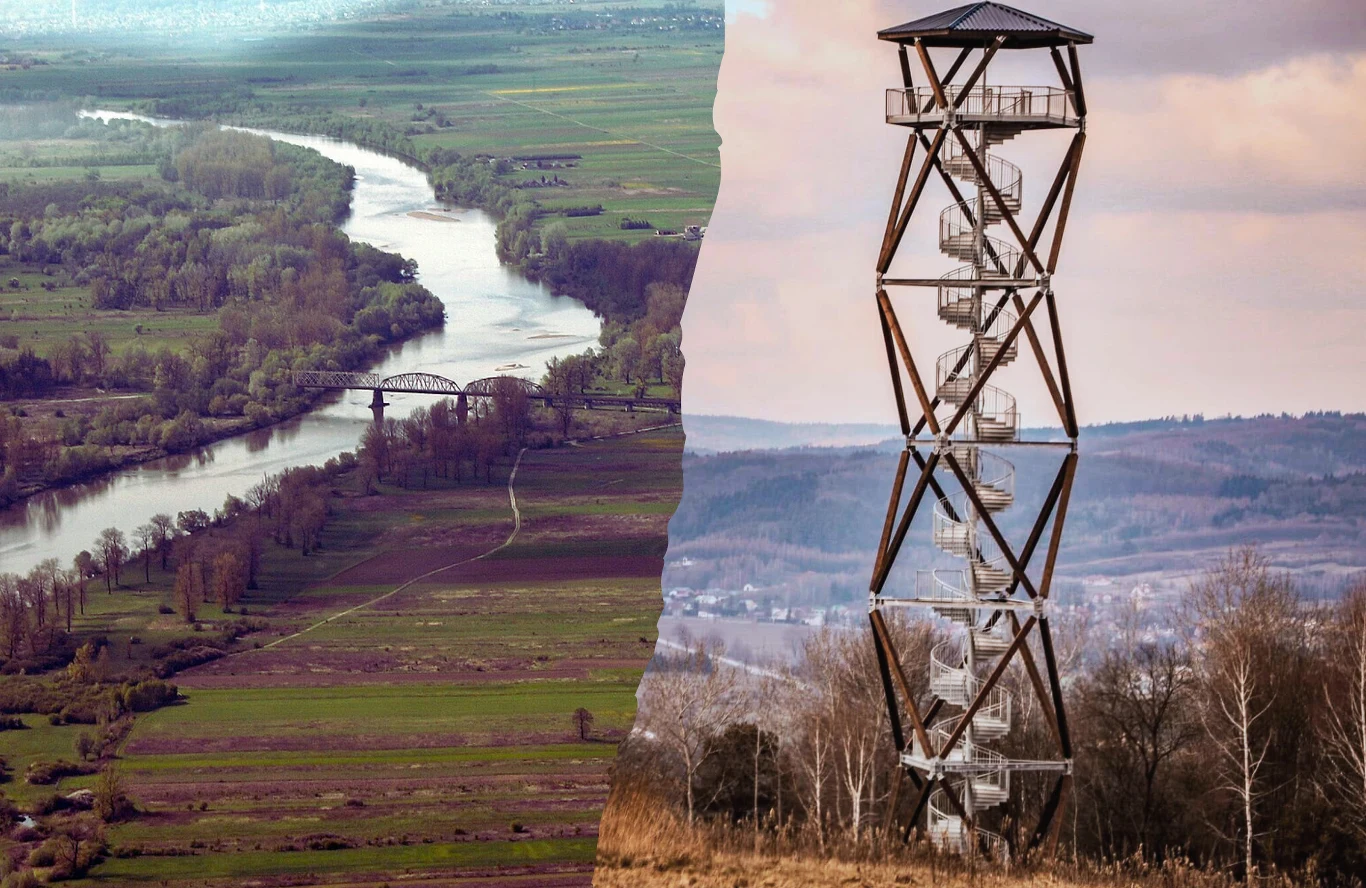 Z nowej wieży widokowej na Podkarpaciu rozpościera się widok na dolinę Sanu. Zdjęcie ilustracyjne. Z nowej wieży widokowej na Podkarpaciu rozpościera się widok na dolinę Sanu. Zdjęcie ilustracyjne.