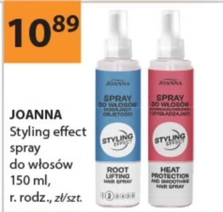 Joanna Styling Effect Spray do włosów dodający objętości 150 ml