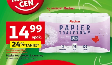 Туалетний папір Auchan