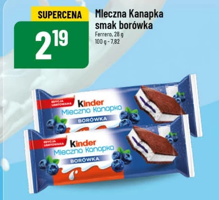 Kanapka mleczna Kinder