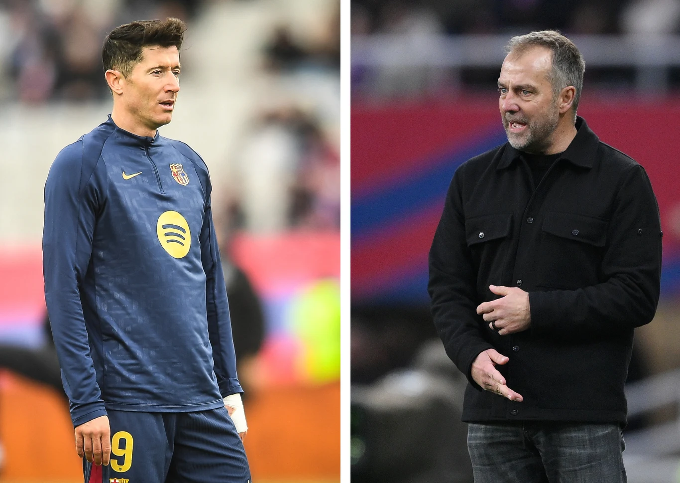 Robert Lewandowski i Hansi Flick Robert Lewandowski i Hansi Flick