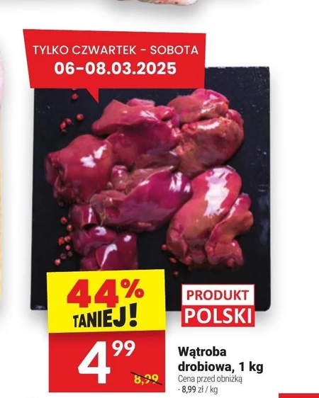 Wątróbka drobiowa Polski