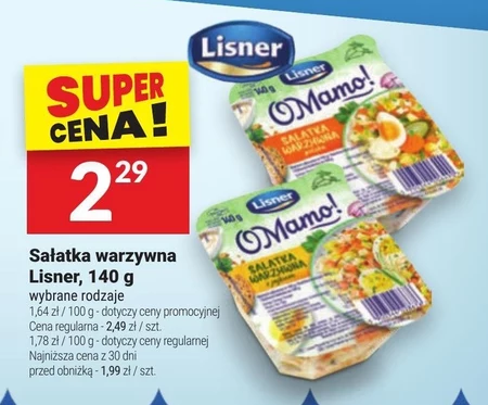 Lisner O Mamo! Sałatka warzywna polska 140 g