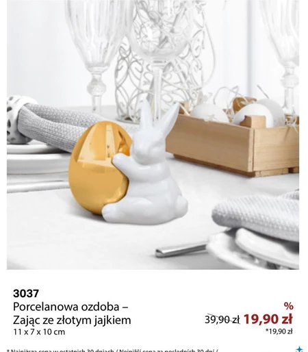 Ozdoba porcelanowa