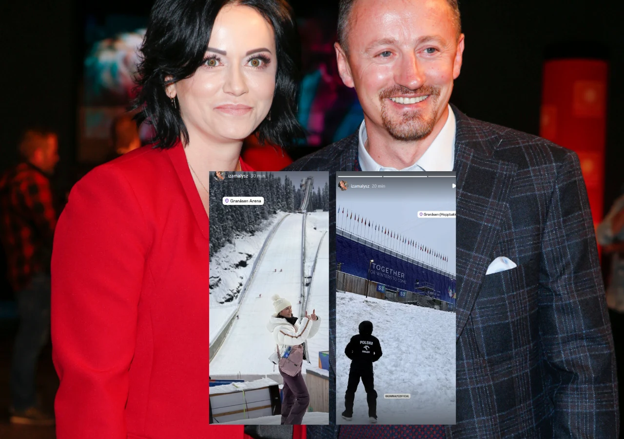 Izabela Małysz, Adam Małysz Izabela Małysz, Adam Małysz