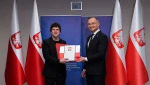 Jesse Eisenberg i prezydent Andrzej Duda