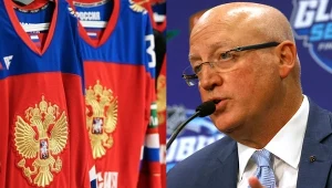 Stroje reprezentacji Rosji (fot. Championat) oraz Bill Daly