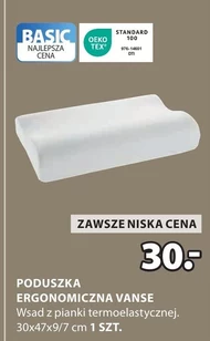 Poduszka ergonomiczna TEX