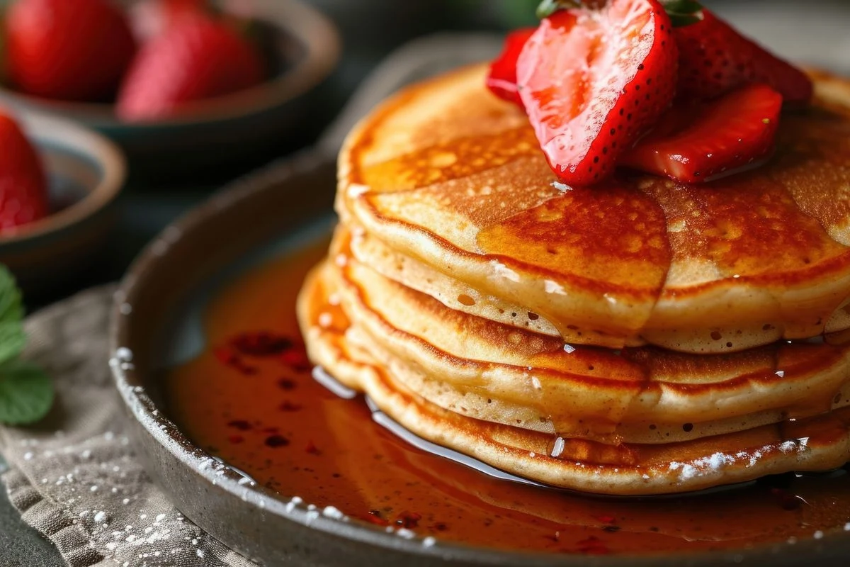 Placuszki serowe idealnie komponują się np. z sosem truskawkowym Placuszki serowe idealnie komponują się np. z sosem truskawkowym