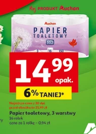 Papier toaletowy Auchan