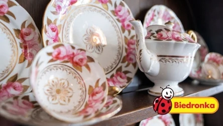 Naczynia porcelanowe w Biedronce 