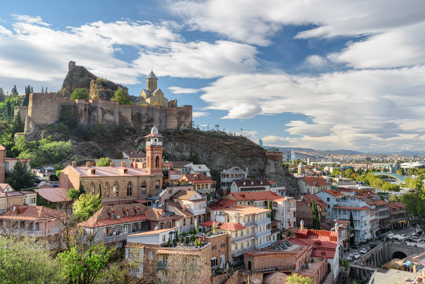 Widok na Tbilisi