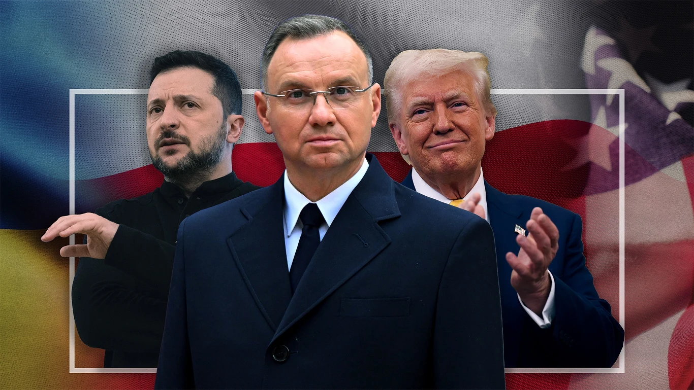 Tylko Donald Trump może zmusić Rosję do zakończenia agresji - uważa prezydent Andrzej Duda (źródła zdjęć: Getty Images/ Omar Marques; Win McNamee; Andrew Kravchenko; 123rf ) Tylko Donald Trump może zmusić Rosję do zakończenia agresji - uważa prezydent Andrzej Duda (źródła zdjęć: Getty Images/ Omar Marques; Win McNamee; Andrew Kravchenko; 123rf )