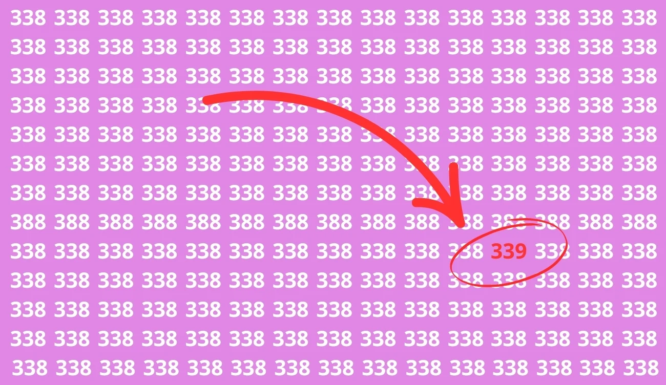 Rozwiązanie zagadki optycznej. Czy udało ci się znaleźć liczbę 339?