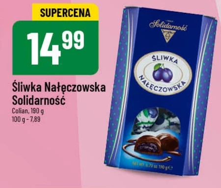 Solidarność Śliwka Nałęczowska w czekoladzie 190 g