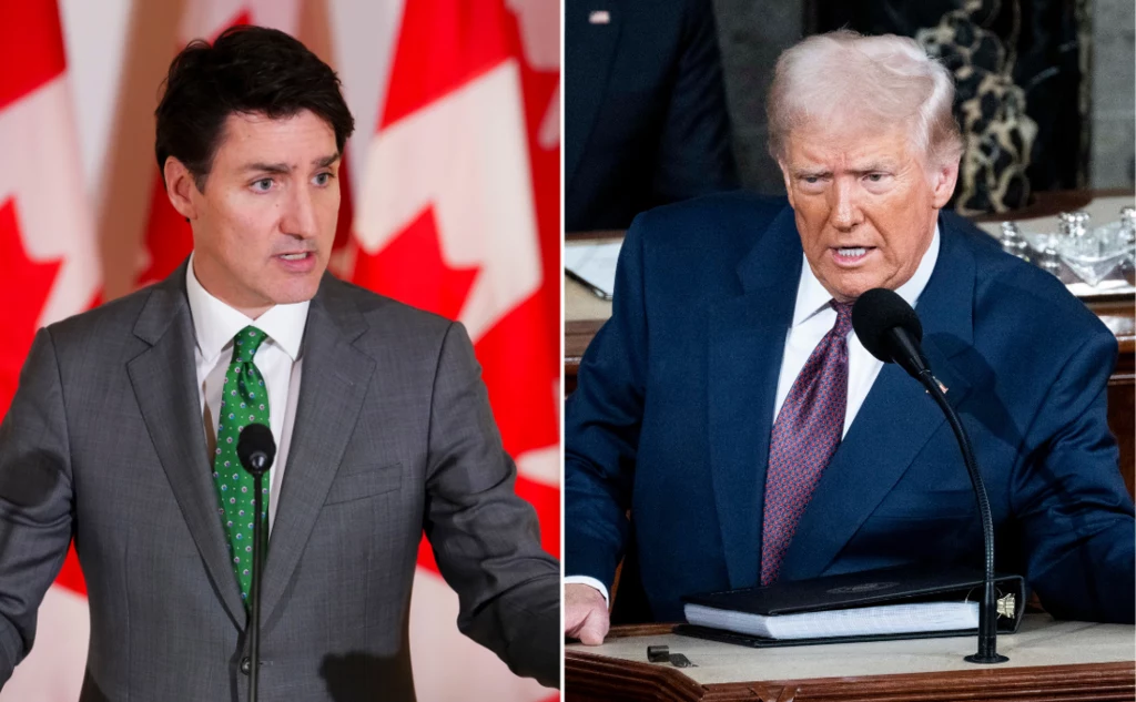 Donald Trump ponownie uderza w Justina Trudeau Donald Trump ponownie uderza w Justina Trudeau