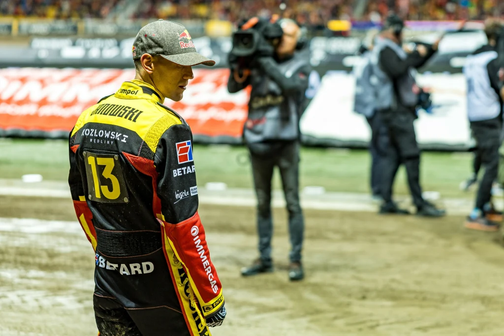 Maciej Janowski przed meczem Sparty Wrocław.